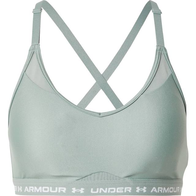 Under Armour Womens UA Crossback Low Sports Bra - Green - Size M