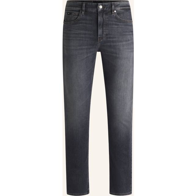 Slim-fit jeans in grey soft-touch denim - Grey