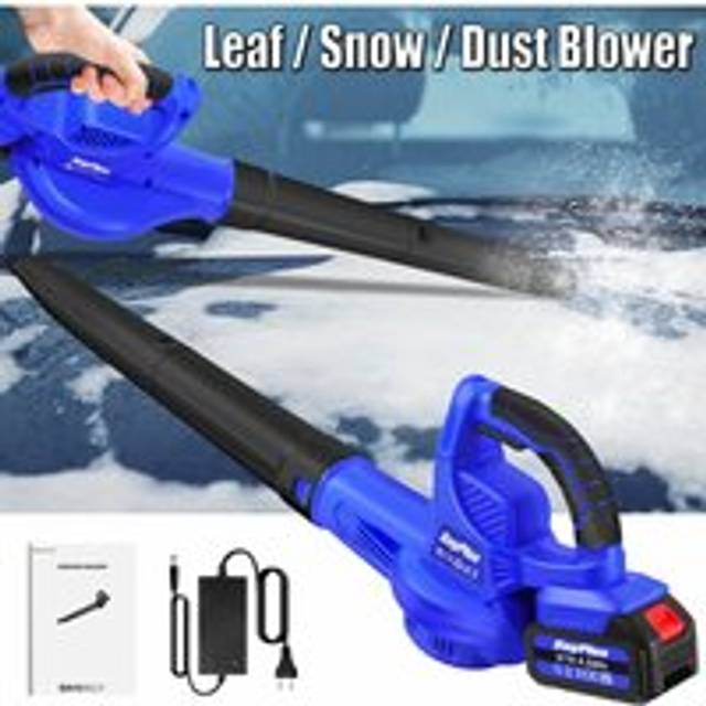 Dayplus - Power Tools Leaf Blower Cordless 21V Garden Dust Hand Held Battery And Charger