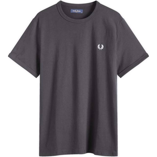 Fred Perry ringer Grå t-shirt-Grå/a