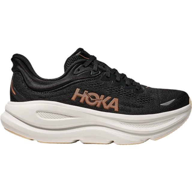 HOKA Bondi 9, Sneaker för kvinnor, Svart, roséguld, 38.50 EU