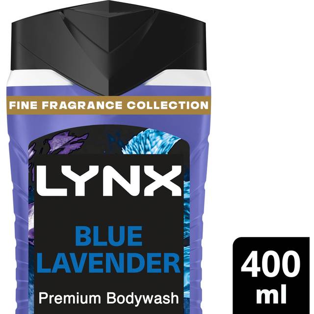 Lynx Fine Fragrance Collection Premium Body Wash Blue Lavender 400 ml