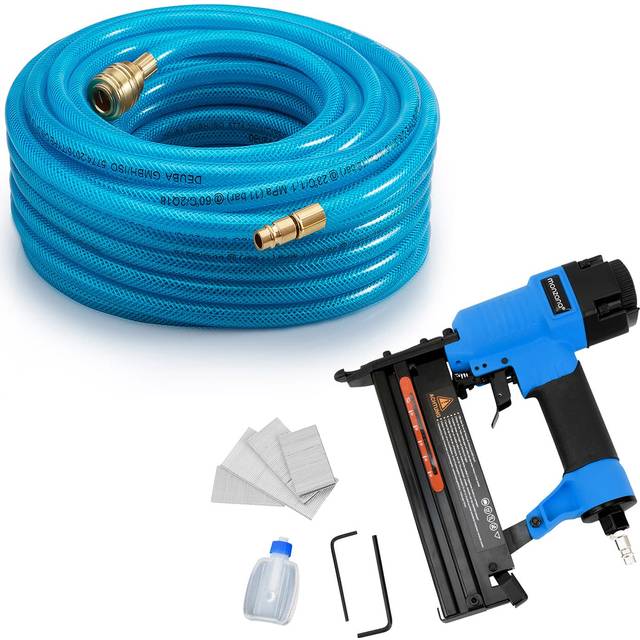 Compressed Air Hose 20m & Pneumatic Tacker