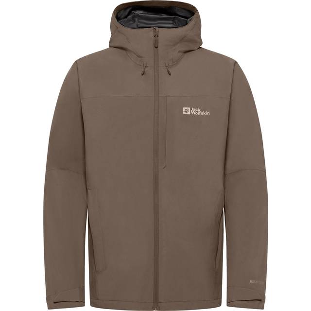 Jack Wolfskin Men’s rain jacket Tempest 2L Jacket Men 2XL cold coffee cold coffee
