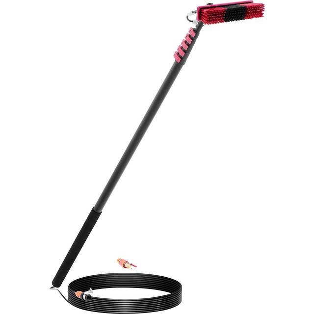 ulsonix Telescopic Brush - with water connection - for solar panels and windows - 1820 - 8900 mm ULX-SOCL XL