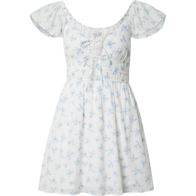 Flutter Sleeve Double-Tie Skort Dress
