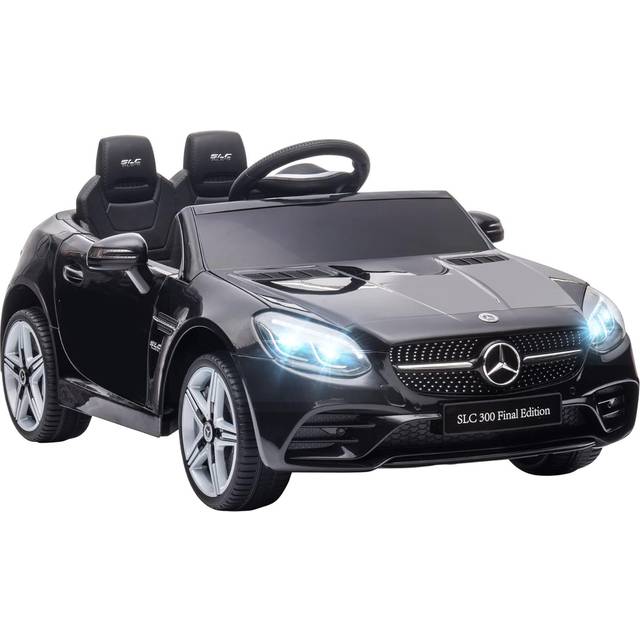 Aiya Play Kids Electric Ride On Car Mercedes Benz SLC 300 12v - Black | TJ Hughes