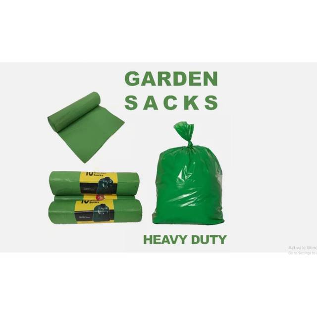 (Pack of 3) MantraRaj Roll Of 10 Heavy Duty Green Bin Liners Rubbish Bags Strong Waste Refuse Sacks 100L for Household & Commercial Use