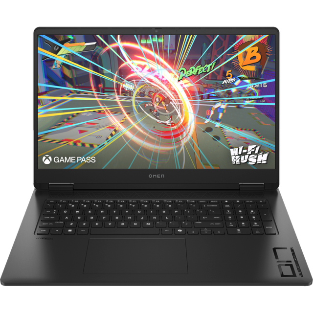 HP Omen 17-db0013na 17.3" Gaming Laptop - NVIDIA® GeForce® RTX 4050, AMD Ryzen™ 5, 1TB SSD - With HyperX Cloud III wired Headset - Black