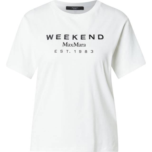 Weekend MaxMara Cabina Logo T-Shirt, White