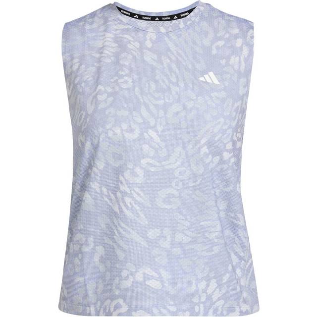 adidas Women's Own the Run E AOP Tank Linne, topp Dam Storlek XL Färg grå