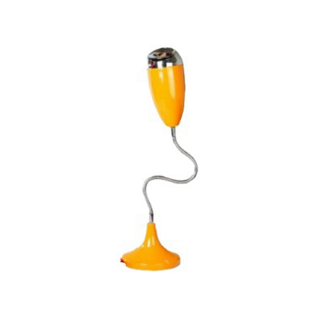 Floor Adjustable Vertical Ashtray Outdoor Courtyard Windproof with Lid Bendable Pipe Yellow