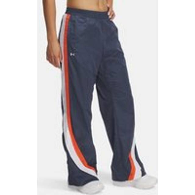 Under Armour Icon Crinkle Women's Tear-Away Pants Downpour Gray / White / White XS