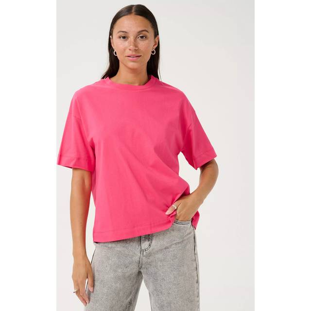 KAFFE Tomina Cotton Boxy Fit T-Shirt