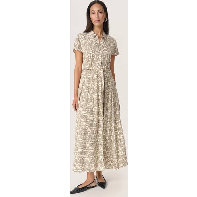 Soaked in Luxury - Maxiklänning slArjana Maxi Dress SS - Grön