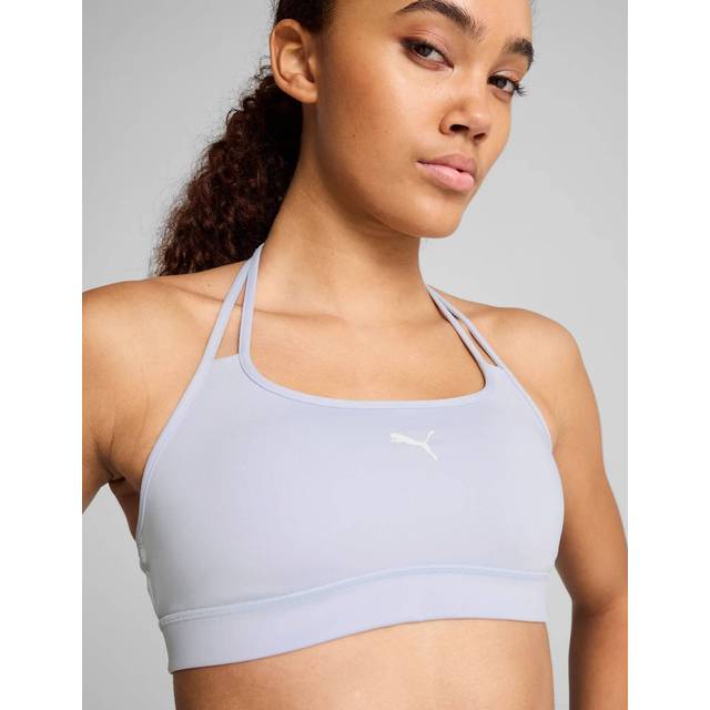 Puma Womens Training Move Strappy Low Support Sports Bra - Purple, Cool Weather, Size Xs, Women - XS