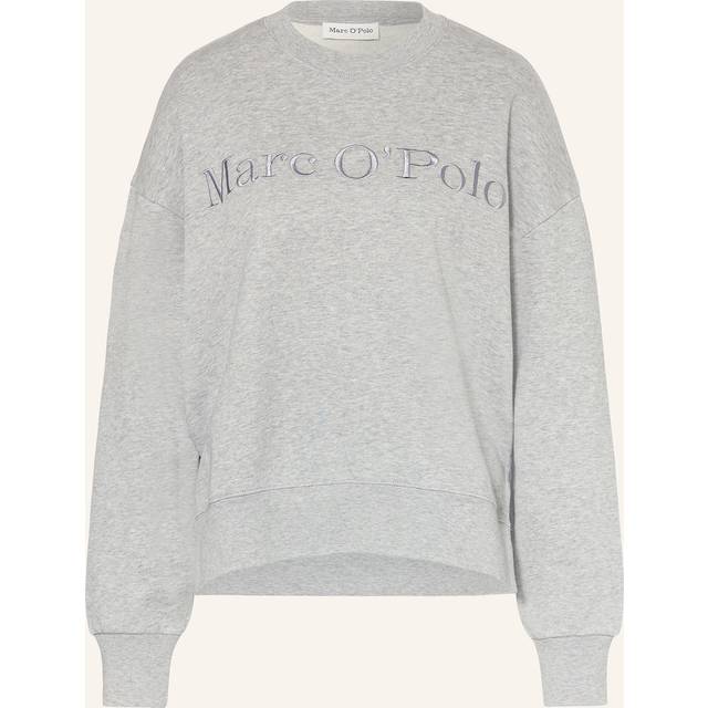 Marc O’Polo Sweatshirt, Crew Neck Dam Sweatshirts Stl. XS - Från Magasin - Mid Stone Melange (XS)