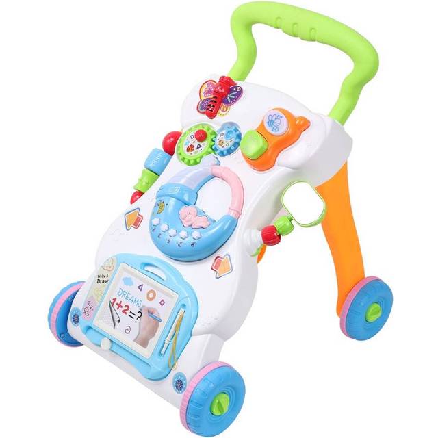 Cuterabit 2 in 1 Sit to Stand Baby Walker with Music and Light  Push Toys for Toddlers 1-3 for Learning to Walk  Baby Walking Toys 6 to 12 Months for