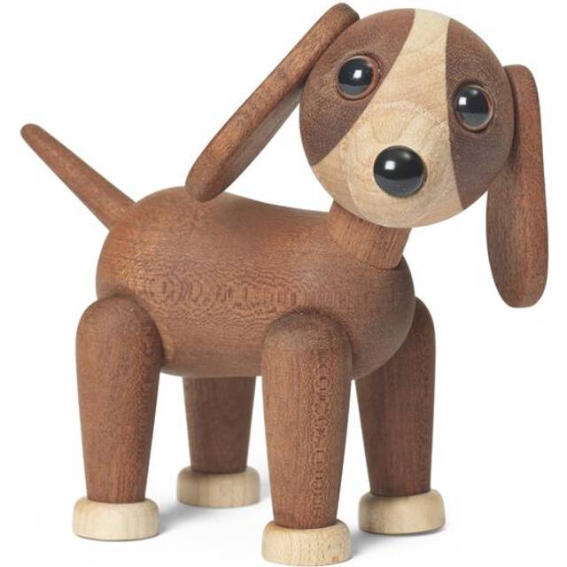 Twix Hund Trädekoration Mahogny