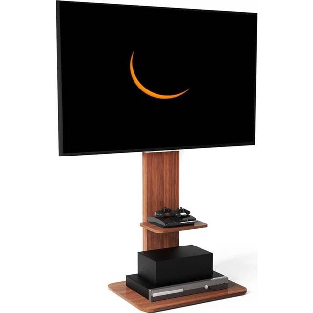 Luxury Wood Floor TV Stand Cantilever TV Mount Bracket For 32-65 inch TV Home Office