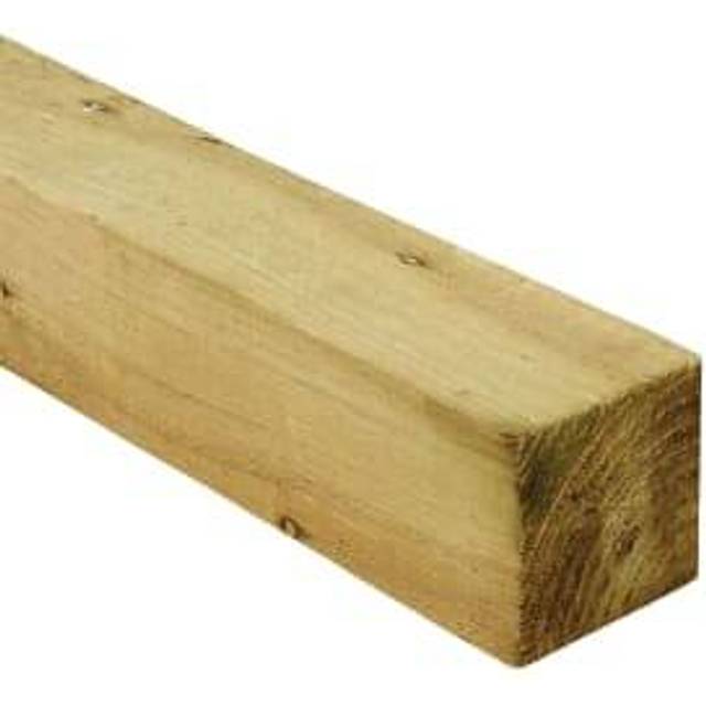 Incised Timber Fence Post - 75 x 75 x 2400mm - Brown