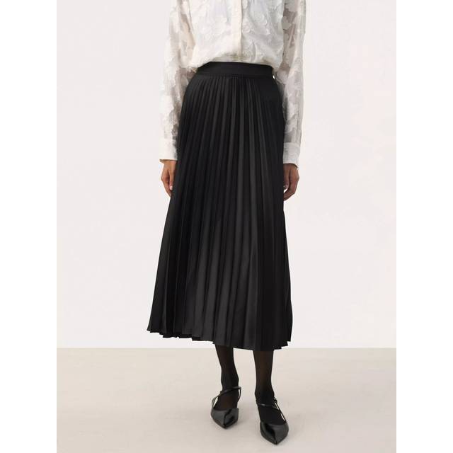 Part Two Veneda Pleated Midi Skirt