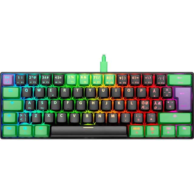 NOS C-450 Mini PRO RGB gaming tangentbord (riddle)