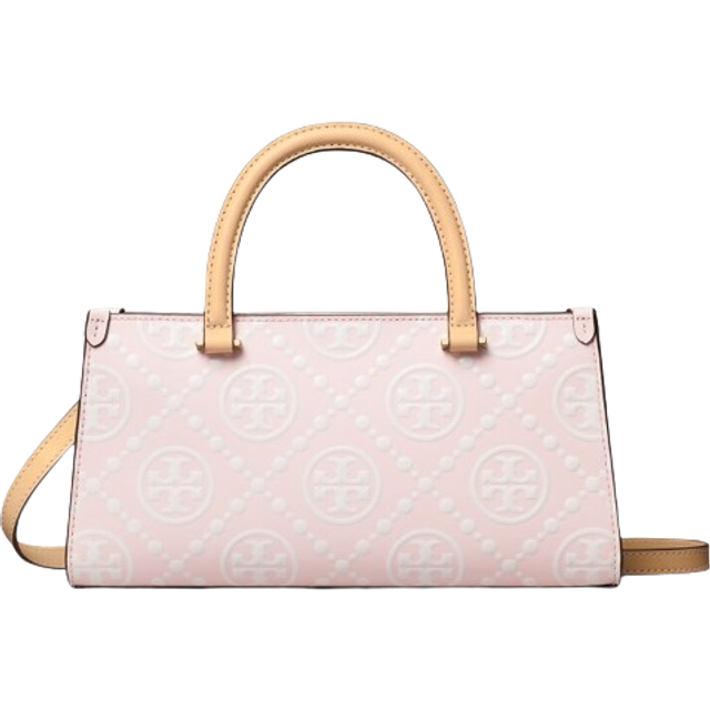 Tory Burch T Monogram Contrast Embossed Small East-West Tote