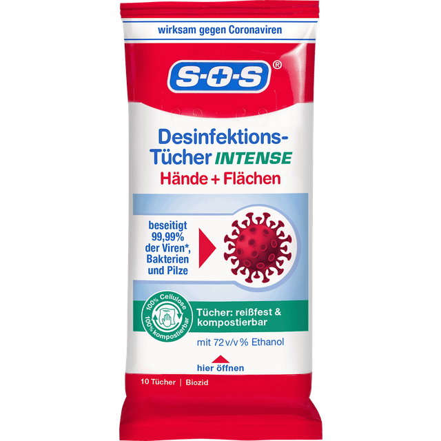 Deluxe Antiseptic Wipes Set - 10-Pack Bundle
