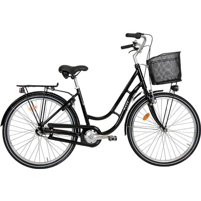 Damcykel MADE Linde 3-växlad 26" svart Onesize 2025