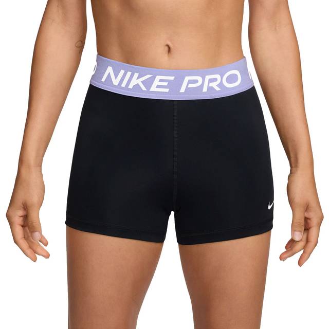 Nike Pro Women's 8cm (approx.) Shorts - Black - Polyester/Elastane - S (UK 8&#x2013;10)