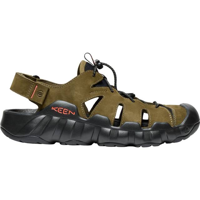 Keen Hyperport Fisherman Leather - Vandringsskor - Herr Dark Olive / Black 44.5