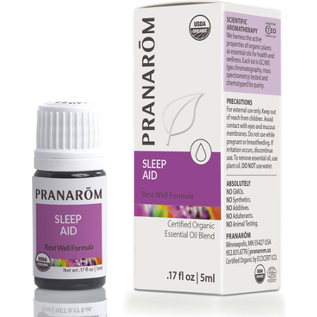 Pranarom Organic Essential Oil Wellness Blend - Sleep Aid 0.17 fl oz