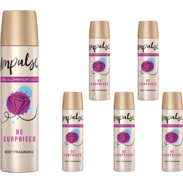 Impulse Be Surprised Body Spray 75 ml (Pack of 6)