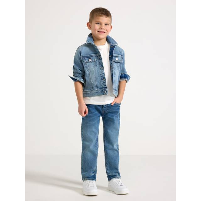 Jacka i denimtrikå