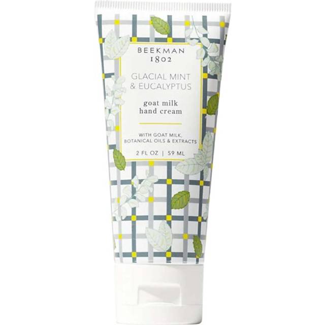 Beekman 1802 Glacial Mint & Eucalyptus Hand Cream - 2 oz - Scented - Nourishes  Hydrates & Repairs - With Goat Milk  Shea Butter & Glycerin - Non-Grea