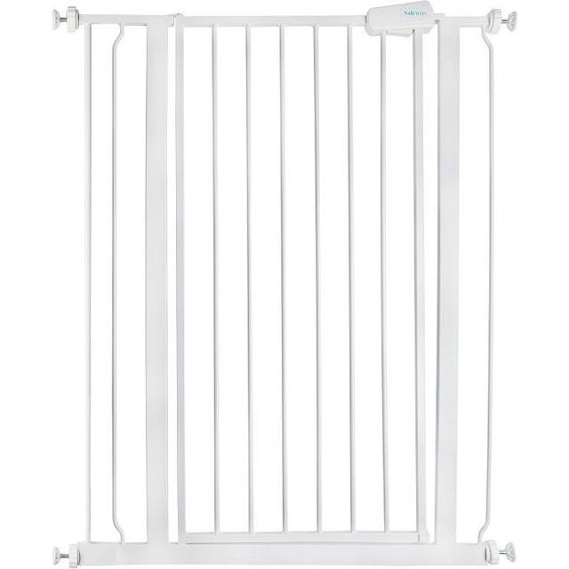 Child and Pet Safety Baby Gate - White (104cm H x 89cm W x 4cm D)
