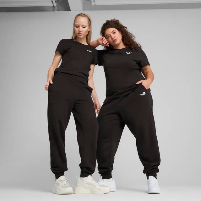 Essentials Small Logo W mjukisbyxor, PUMA Black, Dam, S