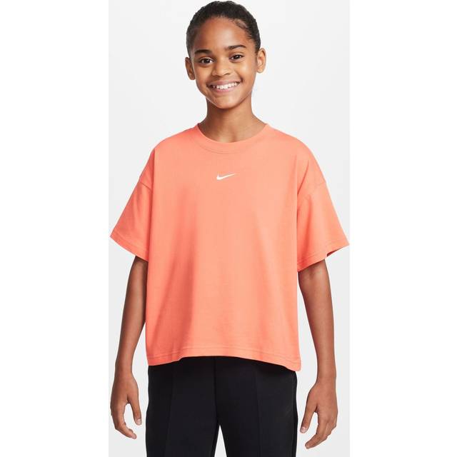 Sportswear Essential JR t-shirt, MAGIC EMBER, Barn, M