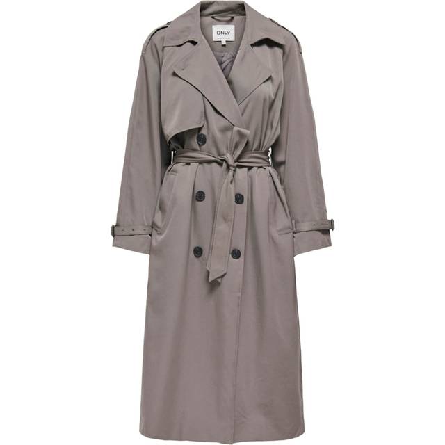 Only  Trench Coat ONLCHLOE  - EU S - Grey - EU S