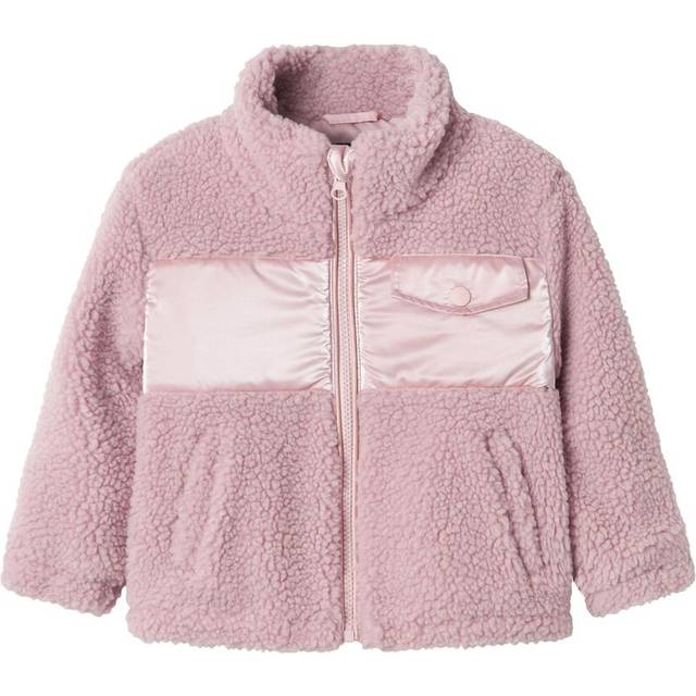 NAME IT Nmfmiffi Teddy Jacket |Rosa |98