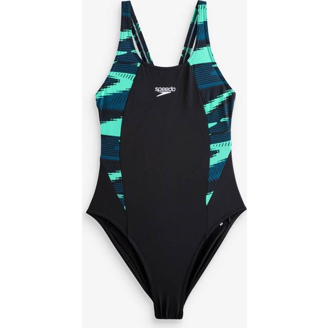 Women's HyberBoom Splice Muscleback Swimsuit DarkTeal/Green - Blue