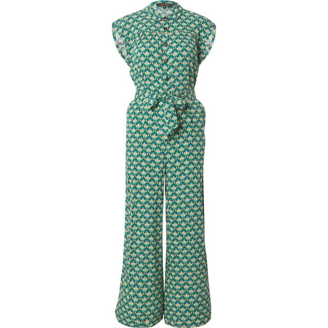 King Louie Amy Jumpsuit Toulouse Dobby - 10, Black