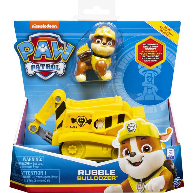 Paw Patrol Figur med fordon Rubble Bulldozer