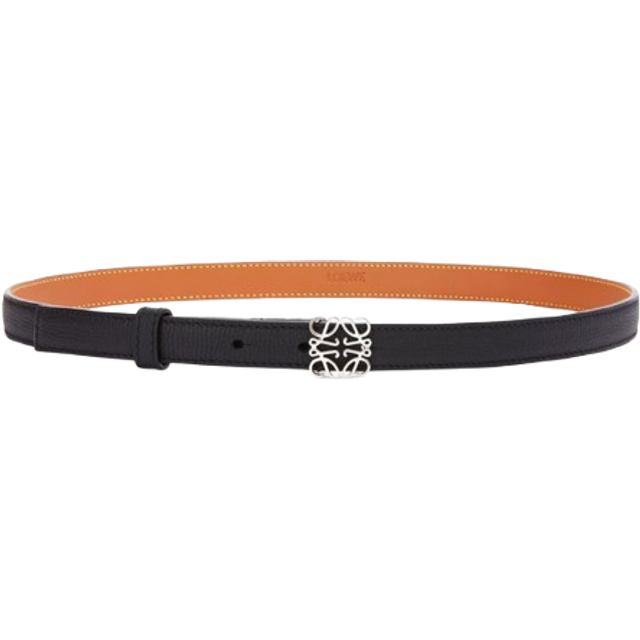 Loewe Anagram leather belt - black (Inch 33.5)
