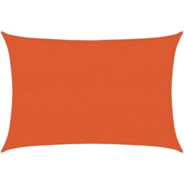 Sellersville 2.5m x 4m Rectangular Shade Sail - Orange (400cm W X 250cm D)