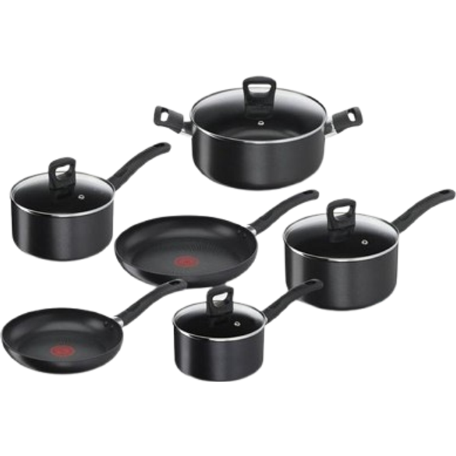 Tefal Enhance Aluminium Non-Stick Frying Pan & Saucepan Set, 6 Piece