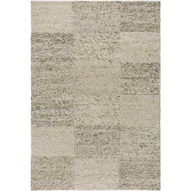Pebble Patchwork Rug - Olive