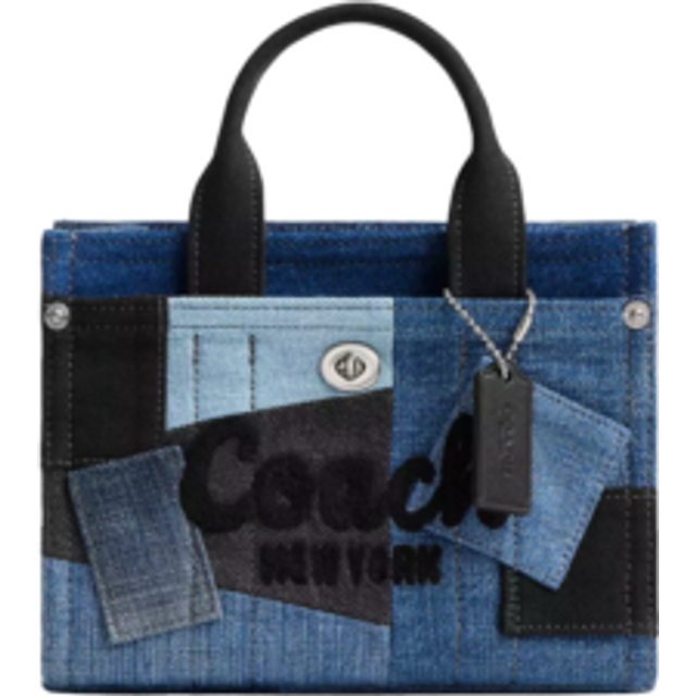 Coach Cargo Patchwork 20 Handbag blue