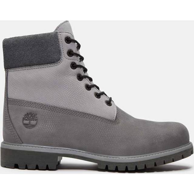 Timberland - Timberland Premium 6-Inch Waterproof Boot for Men in Grey, Man, Grey, Size: 9